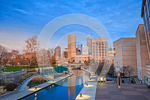 Downtown Indianapolis skyline