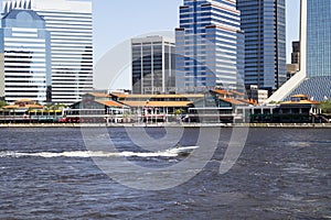 Downtown Jacksonville, Florida across the St. Johns River.