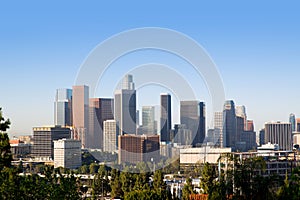 Downtown LA Los Angeles skyline California