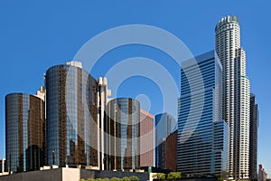 Downtown LA Los Angeles skyline California