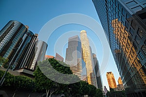 Downtown LA Los Angeles skyline cityscape California