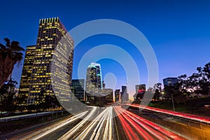 Downtown Los Angeles, California, USA skyline