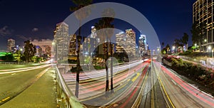 Downtown Los Angeles, California, USA skyline