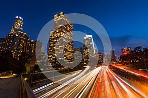 Downtown Los Angeles, California, USA skyline