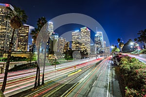 Downtown Los Angeles, California, USA skyline