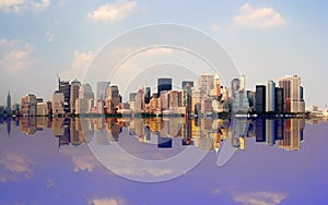 Downtown Manhattan skyline