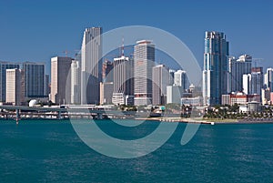 Downtown Miami Bayfront Condo and Office Buildings