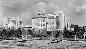 Downtown Miami Business Section 1950s