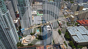 Downtown Miami skyscraper buildings