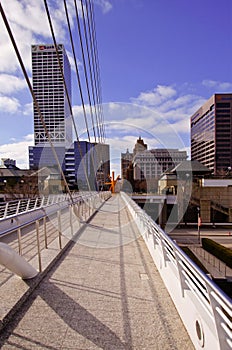 Downtown Milwaukee from Calatrava Exhibit