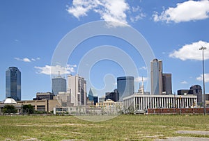 Downtown of modern city Dallas view Texas USA