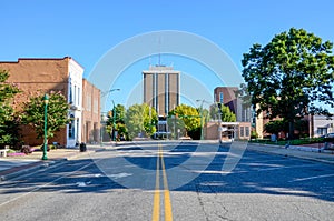 Downtown Monroe North Carolina Court House