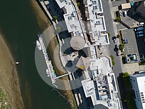 Downtown Napa, California from the air