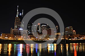 Downtown Nashville at Night