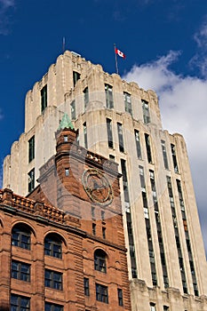 Downtown office buildings in Montreal, Canada