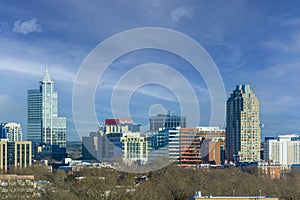 Downtown Raleigh, North Carolina Metro Skyline