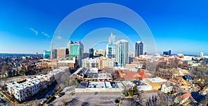 Downtown Raleigh North Carolina NC Panorama