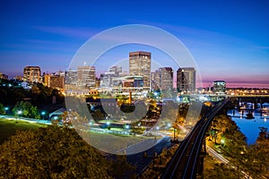 Downtown Richmond, Virginia skyline