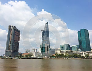Downtown Saigon, view from Thu Thiem