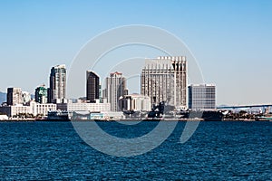 Downtown San Diego City Skyline and Coronado Bridge