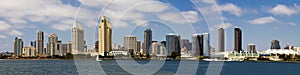 Downtown San Diego Seaside Cityscape Panorama photo