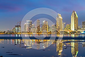 Downtown San Diego skyline in California, USA