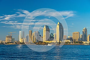 Downtown San Diego skyline in California, USA