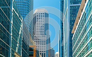 Downtown San Francisco skyline buildings