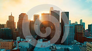 Downtown San Francisco skyline buildings