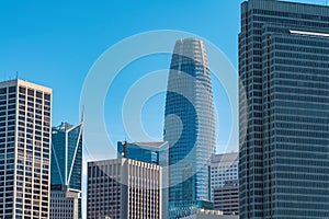 Downtown San Francisco skyline buildings