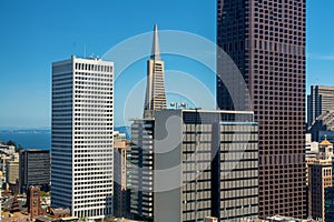 Downtown San Francisco skyline buildings