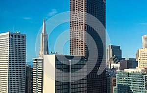 Downtown San Francisco skyline buildings