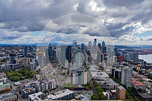 Downtown Seattle from the Space Needle Observation Platform