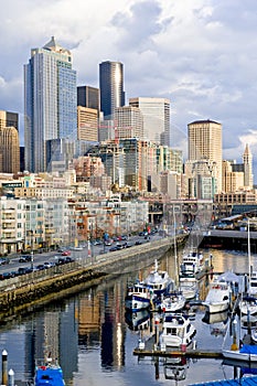 Downtown Seattle waterfront photo