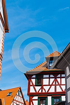 Downtown of Seligenstadt Hesse Germany