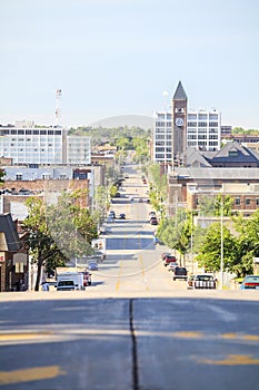 Downtown of Sioux Fall, South Dakota.