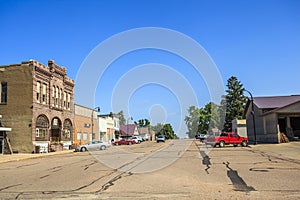 Downtown of Sioux Fall, South Dakota.