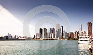 Downtown skyline Chicago