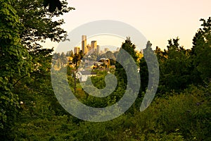 Downtown skyline and Mount Baker neighborhood