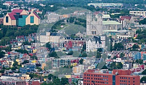Downtown St. John`s Newfoundland