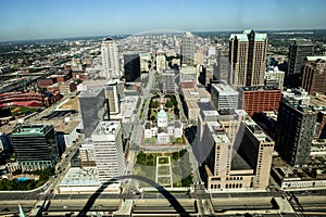 Downtown St. Louis and the Old Court House