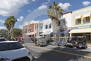 Downtown stores in Sumpter Landing Florida USA