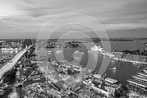 Downtown Sydney skyline in Australia