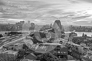 Downtown Sydney skyline in Australia