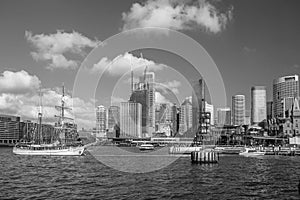 Downtown Sydney skyline in Australia