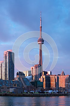 Downtown Toronto at Sunset photo