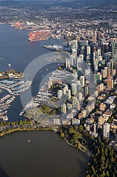 Downtown Vancouver Aerial