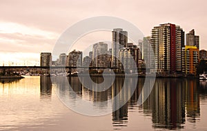 Downtown Vancouver at Dusk