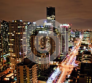 Downtown Vancouver Night