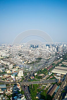 Downtown view of Bangkok